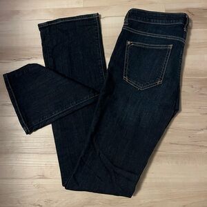 Pilcro and the Letterpress Dark Indigo Boot Leg Jeans Sz 26